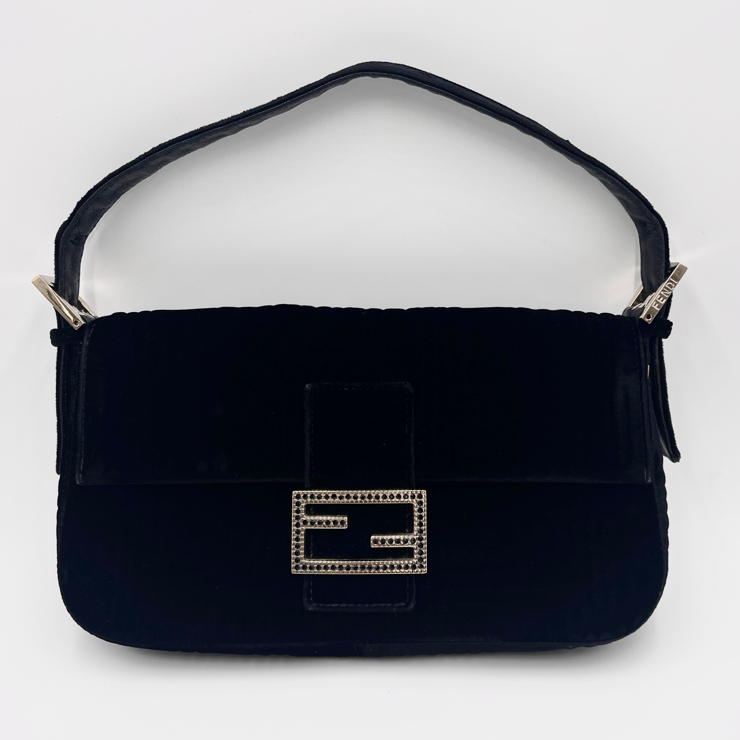 Fendi 2025 velvet baguette