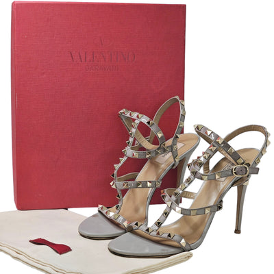 VALENTINO GARAVANI ROCKSTUD SANDALS EU 40/ UK 7