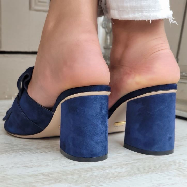 GUCCI MARMONT FRINGE MULES EU 35/ UK 2.5