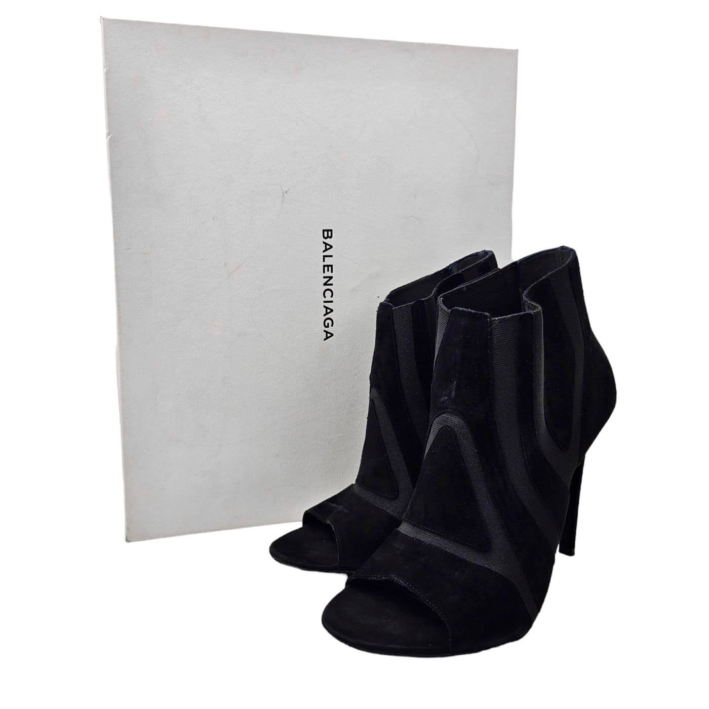 Balenciaga Open Toe Ankle Boots