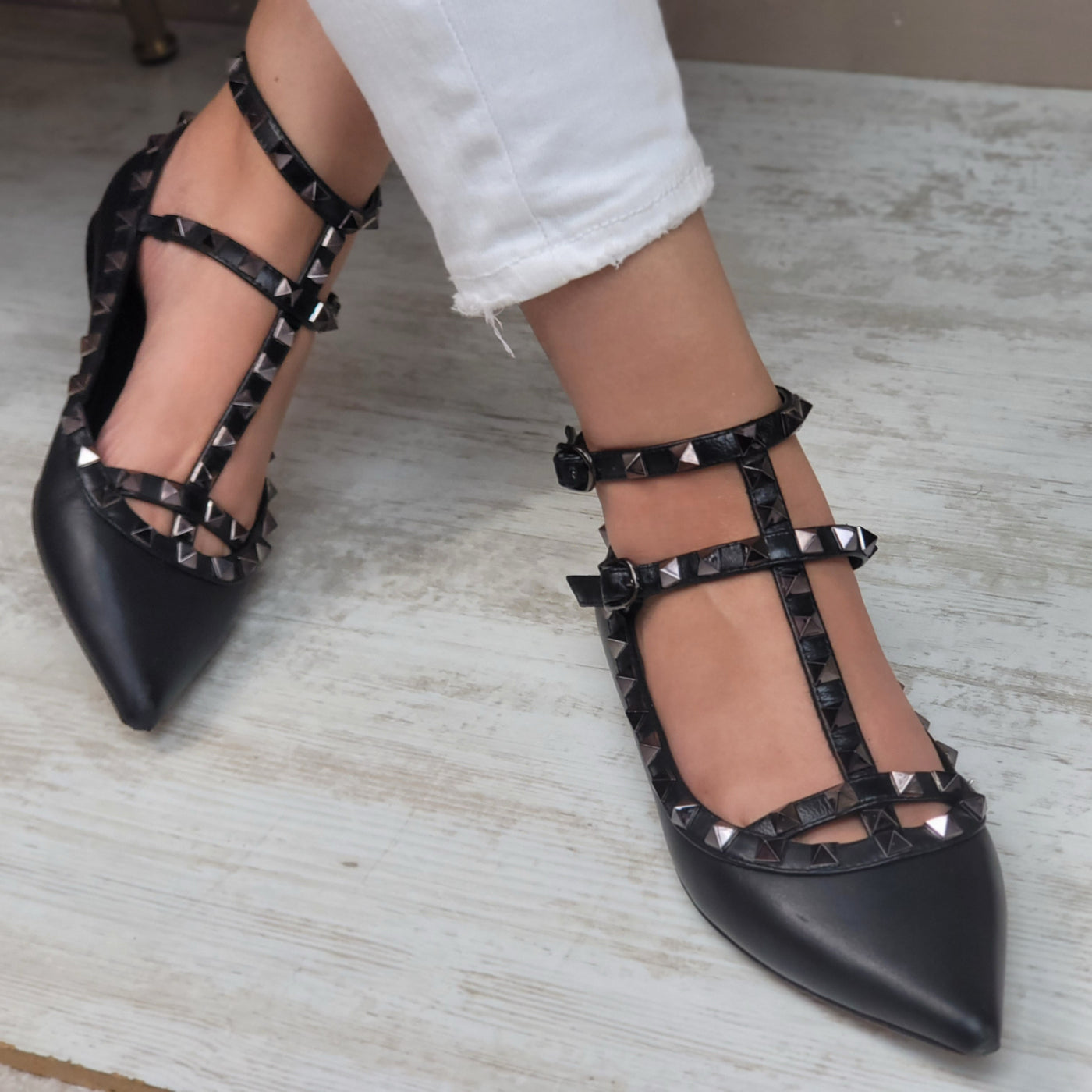 VALENTINO GARAVANI ROCKSTUD FLATS EU 36/ UK 3