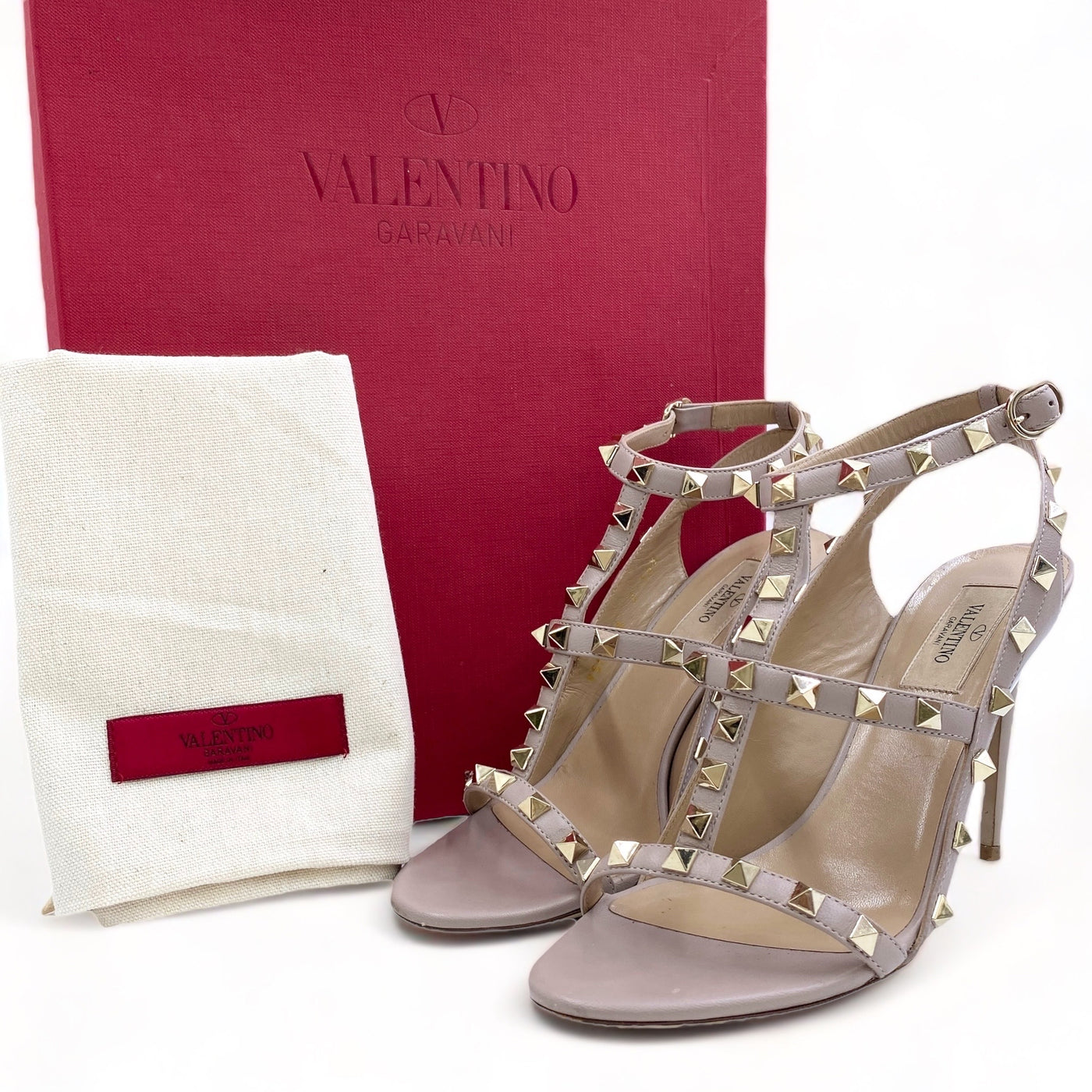 VALENTINO GARAVANI ROCKSTUD SANDALS EU 36.5/ UK 3.5