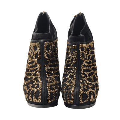 FENDI BEADED ANKLE BOOTS EU 39/ UK 6