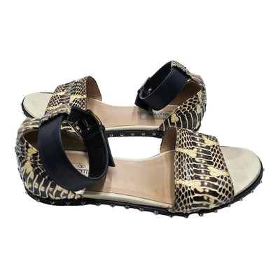 Valentino Snakeskin Sandals