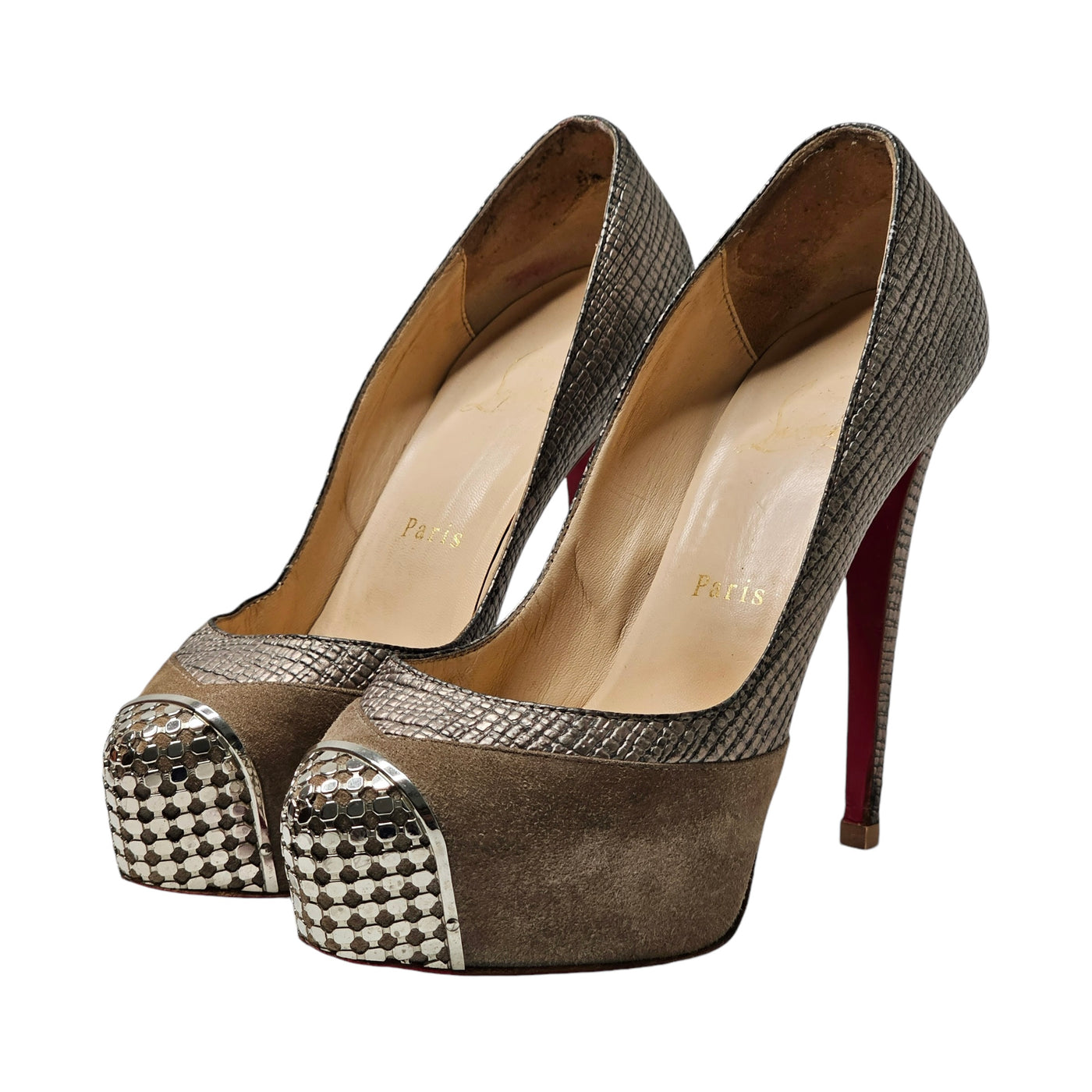 CHRISTIAN LOUBOUTIN MAGGIE HEELS EU 36/ UK 3