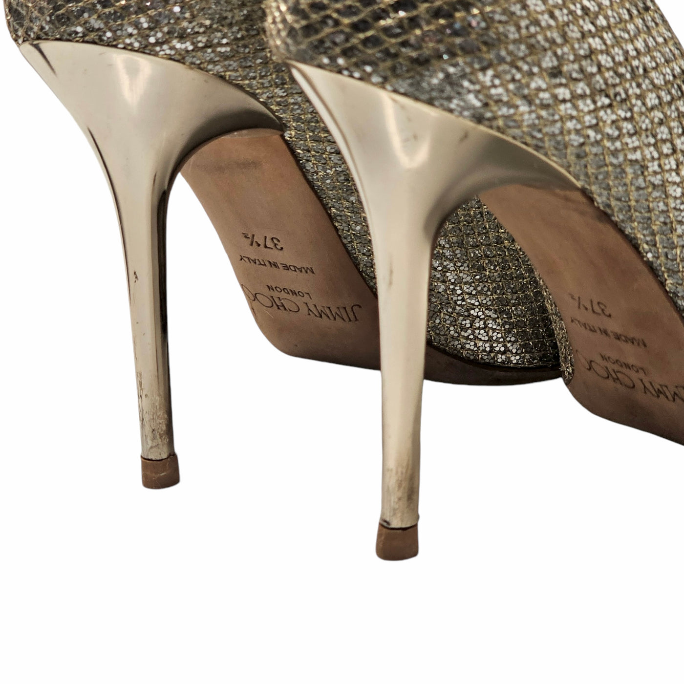 JIMMY CHOO GLITTER PUMPS EU 37.5/ UK 4.5