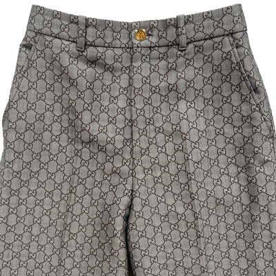 GUCCI GG MONOGRAM JACQUARD TROUSERS IT 42/ UK 10