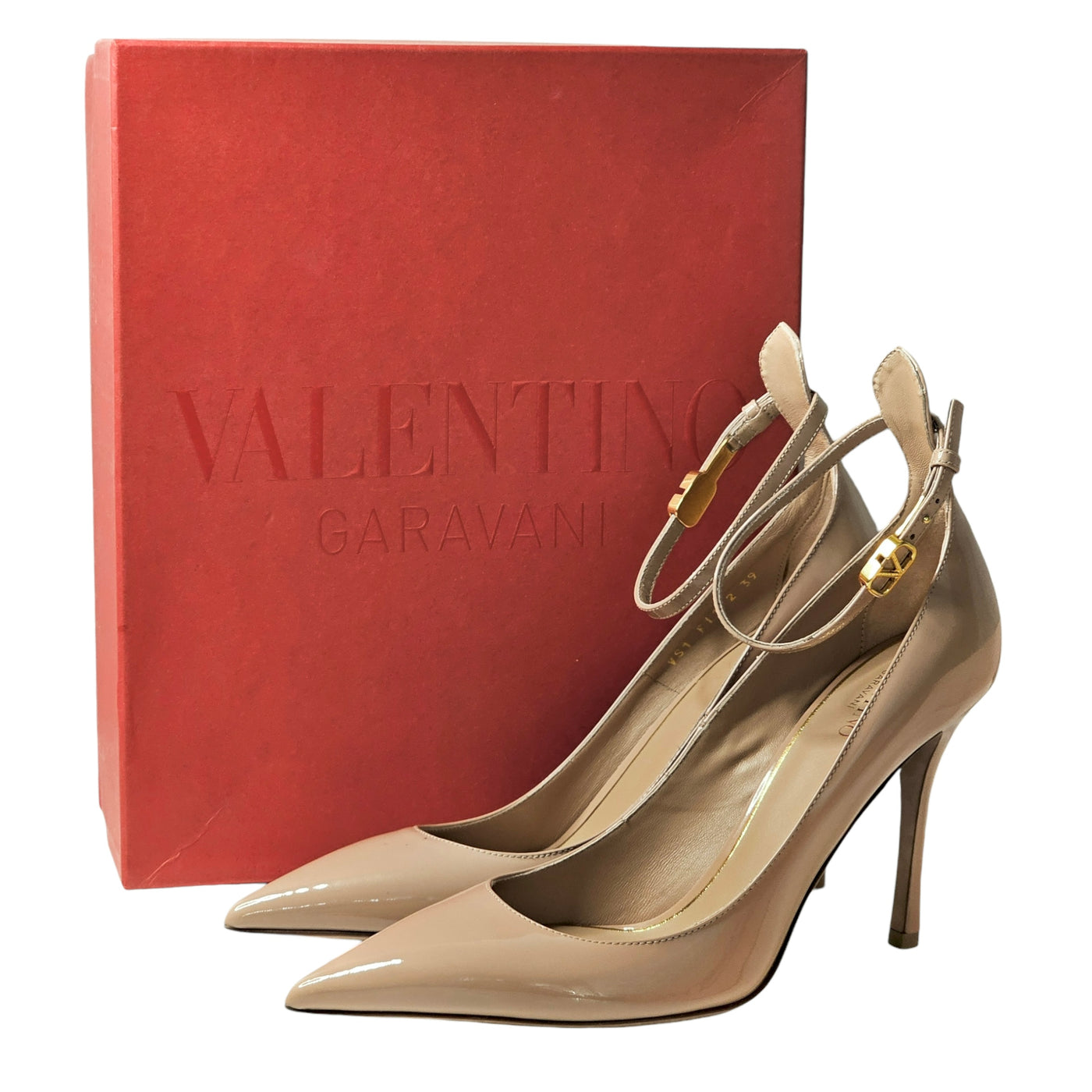 VALENTINO GARAVANI TAN-GO HEELS EU 39/ UK 6