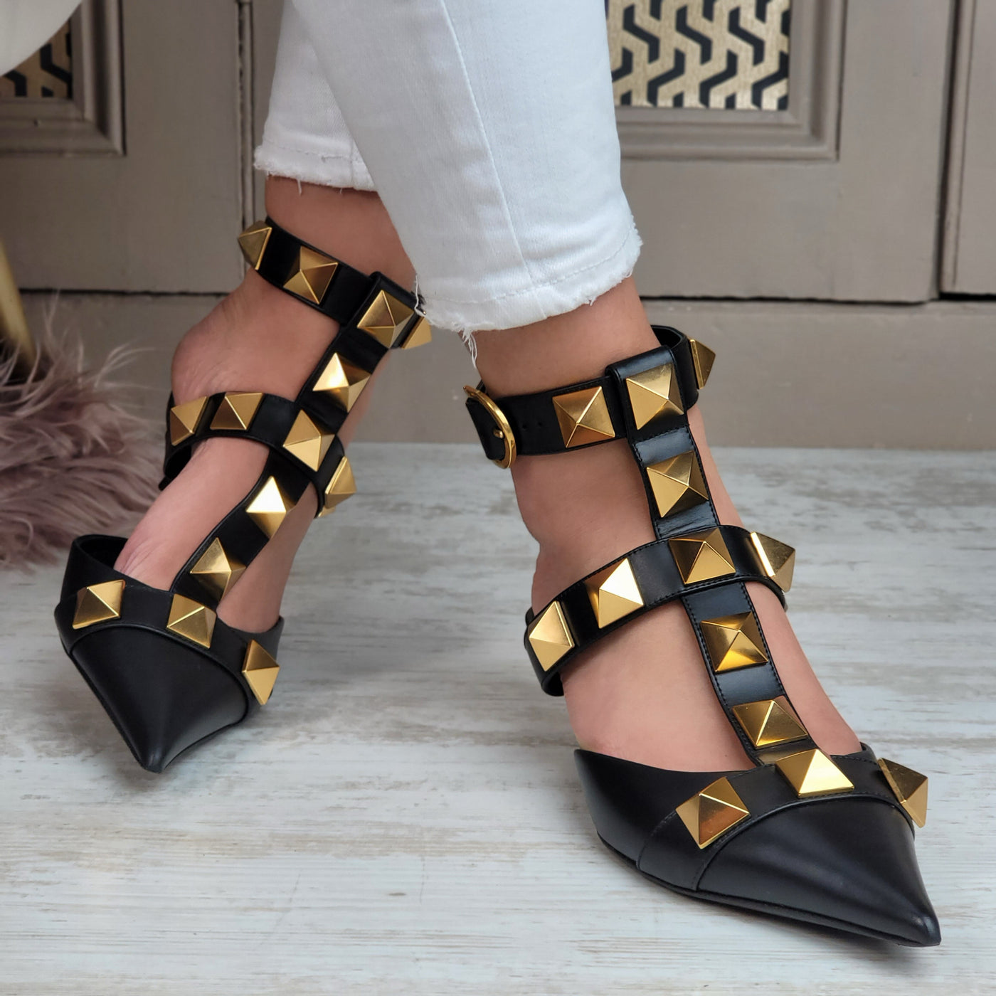 Valentino Garavani Roman Stud Mules