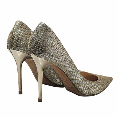 JIMMY CHOO GLITTER PUMPS EU 37.5/ UK 4.5