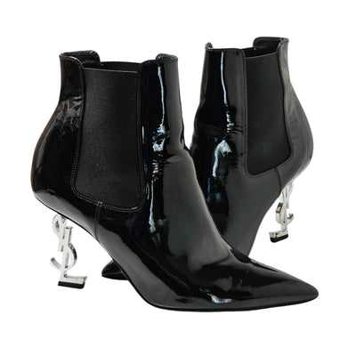 SAINT LAURENT OPYUM ANKLE BOOTS EU 37.5/ UK 4.5