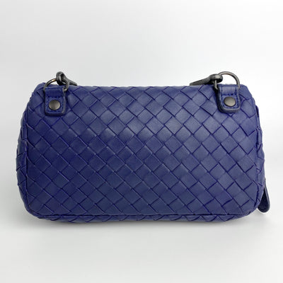 BOTTEGA VENETA INTRECCIATO LEATHER SHOULDER BAG