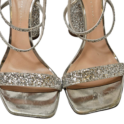 GUISEPPE ZANOTTI GLITTER SANDALS EU 37/ UK 4