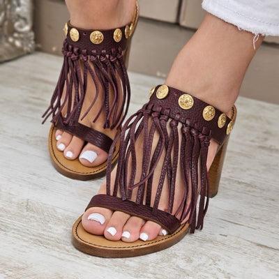 VALENTINO GARAVANI FRINGE MULES EU 38/ UK 5