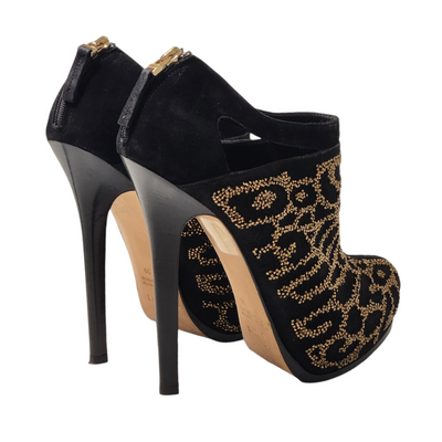 FENDI BEADED ANKLE BOOTS EU 39/ UK 6