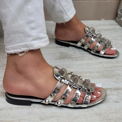 BALENCIAGA FLAT SANDALS EU 36/ UK 3