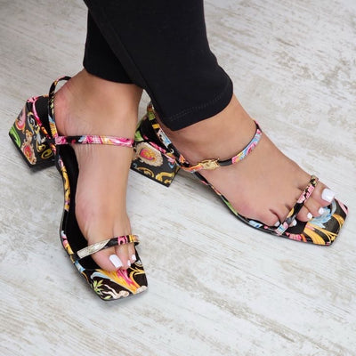 VERSACE JEANS BAROQUE SANDALS EU 39/ UK 6