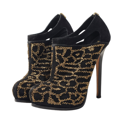 FENDI BEADED ANKLE BOOTS EU 39/ UK 6