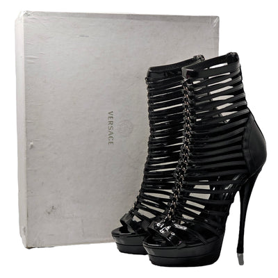 VERSACE CAGED HEELS EU 37/ UK 4