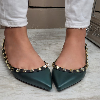 VALENTINO GARAVANI ROCKSTUD FLATS EU 36/ UK 3