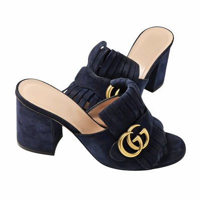 GUCCI MARMONT FRINGE MULES EU 35/ UK 2.5