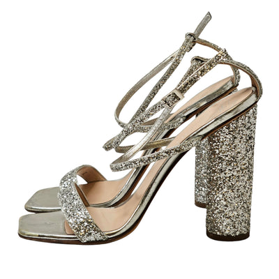 GUISEPPE ZANOTTI GLITTER SANDALS EU 37/ UK 4