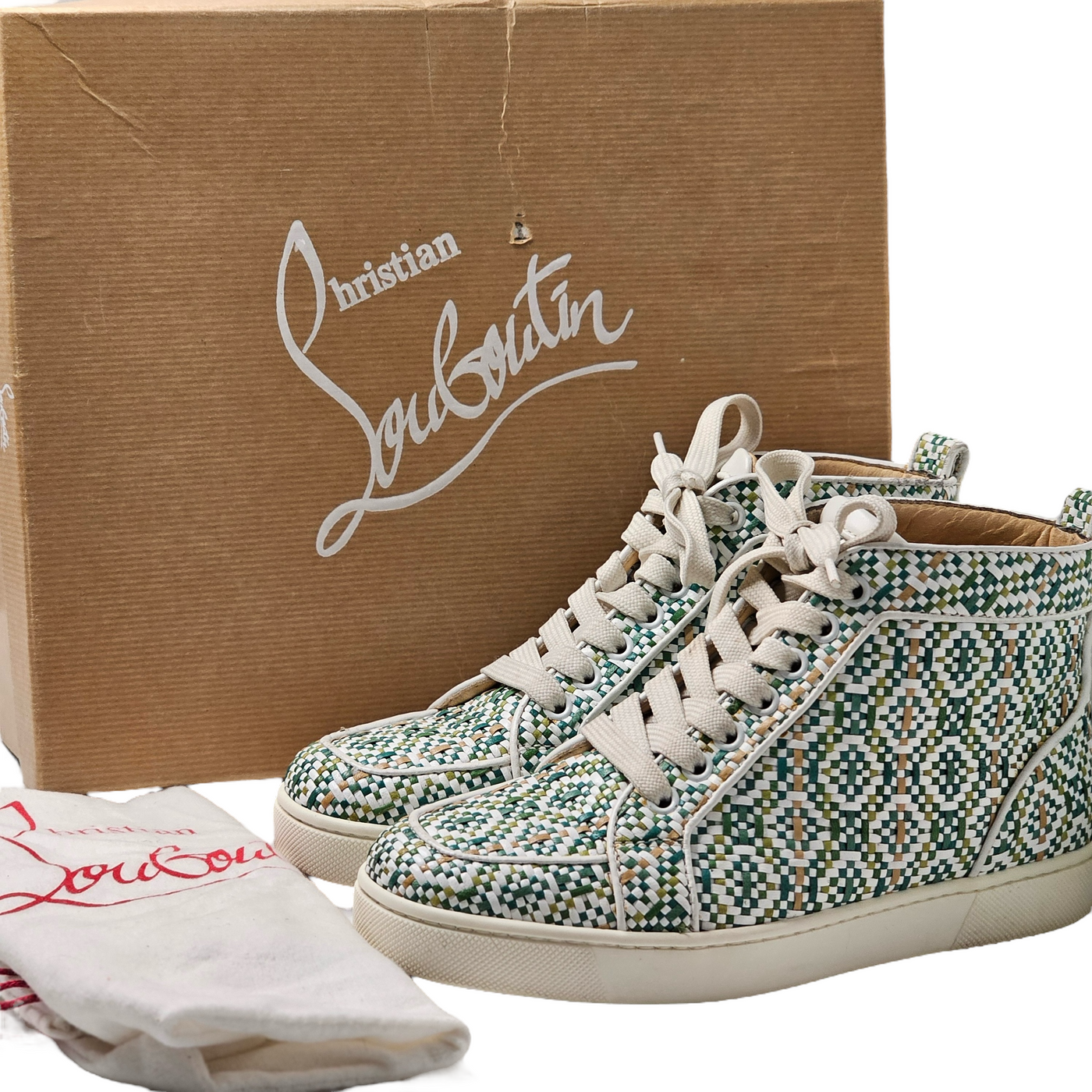 CHRISTIAN LOUBOUTIN RANTUS ORLATO TRAINERS EU 35/ UK 2/2.5