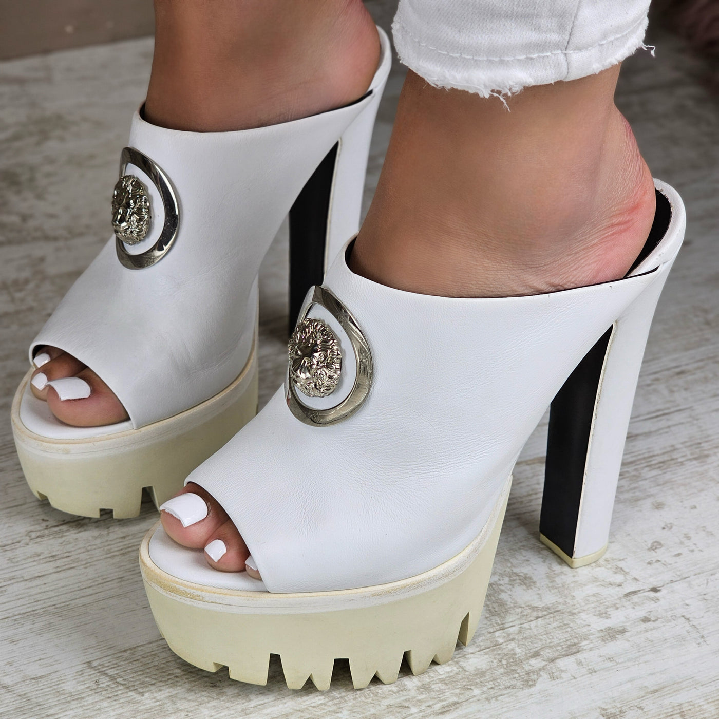 VERSUS VERSACE PLATFORM MULES EU 38/ UK 5