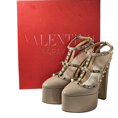 VALENTINO GARAVANI ROCKSTUD PLATFORM HEELS EU 40/ UK 7 - NEW