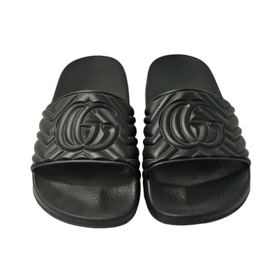 GUCCI MARMONT RUBBER SLIDES EU 41/ UK 8