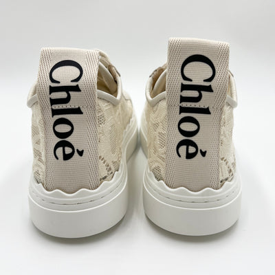 NEW - CHLOÉ LAUREN LACE SNEAKERS EU 37/ UK 4