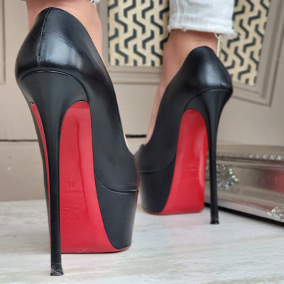 CHRISTIAN LOUBOUTIN DOLLY PLATFORM HEELS EU 39/ UK 6