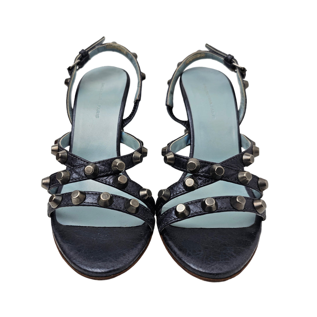 Balenciaga studded sandals deals