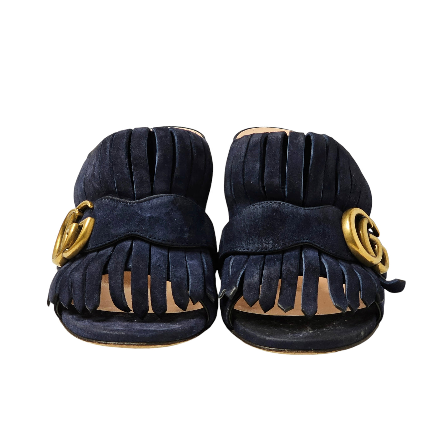 GUCCI MARMONT FRINGE MULES EU 35/ UK 2.5