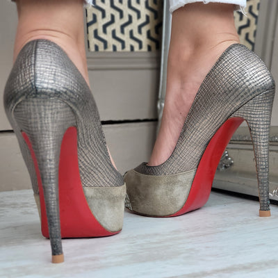 CHRISTIAN LOUBOUTIN MAGGIE HEELS EU 36/ UK 3