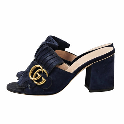 GUCCI MARMONT FRINGE MULES EU 35/ UK 2.5