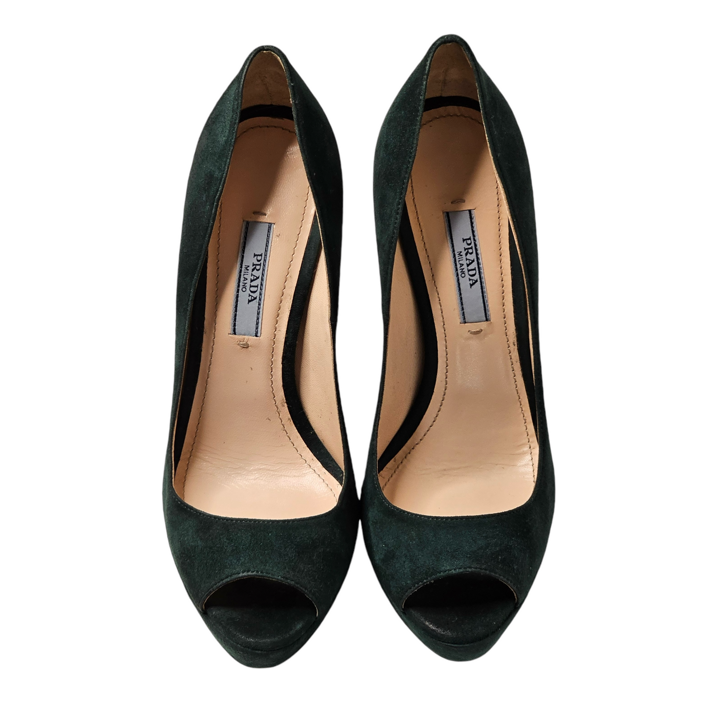 PRADA PEEP TOE HEELS EU 36/ UK 3