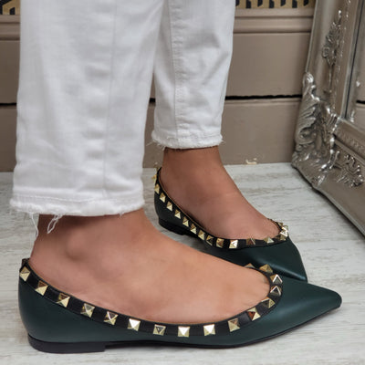 VALENTINO GARAVANI ROCKSTUD FLATS EU 36/ UK 3