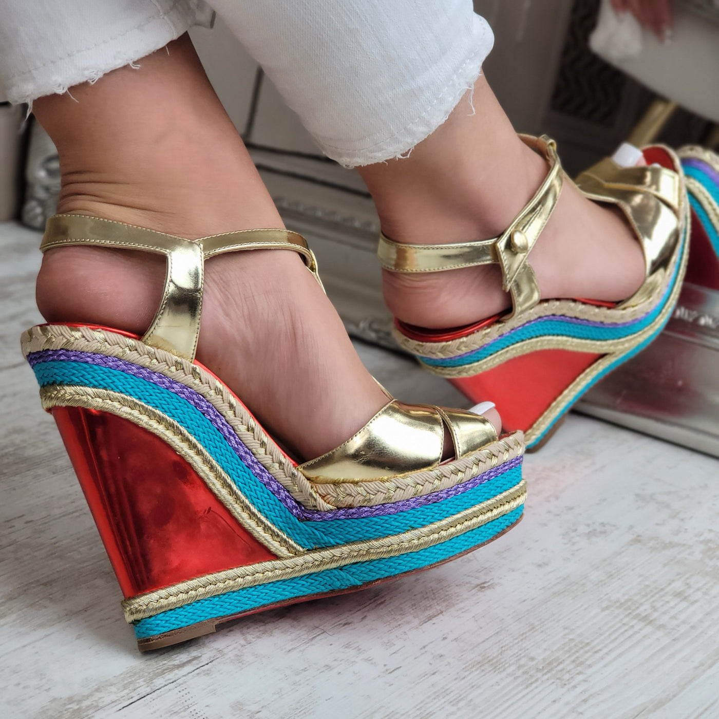 Christian Louboutin Wedge Heels