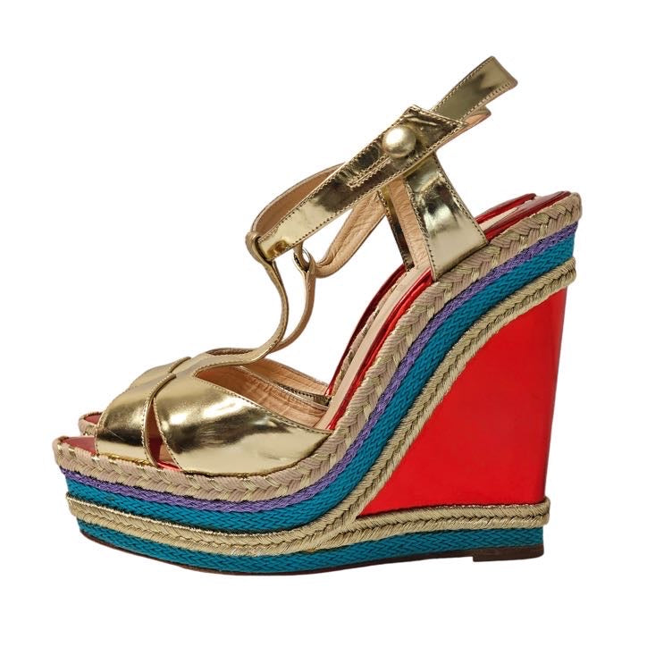 Christian Louboutin Trotolita Wedge Heels