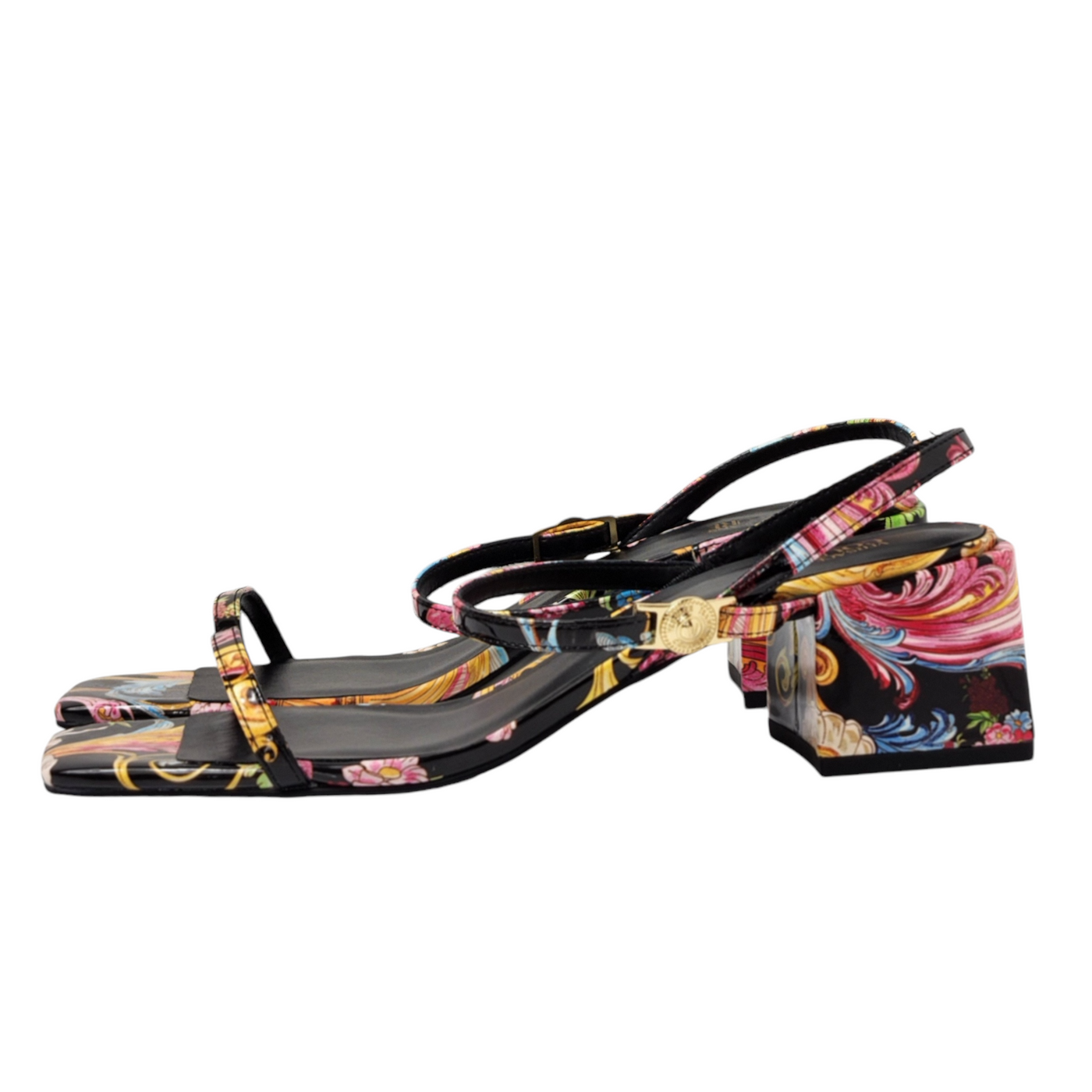 VERSACE JEANS BAROQUE SANDALS EU 39/ UK 6