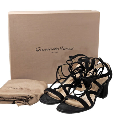 GIANVITO ROSSI ANKLE WRAP SANDALS EU 36/ UK 3