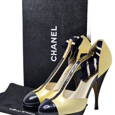 CHANEL VINTAGE HEELS EU 38/ UK 5