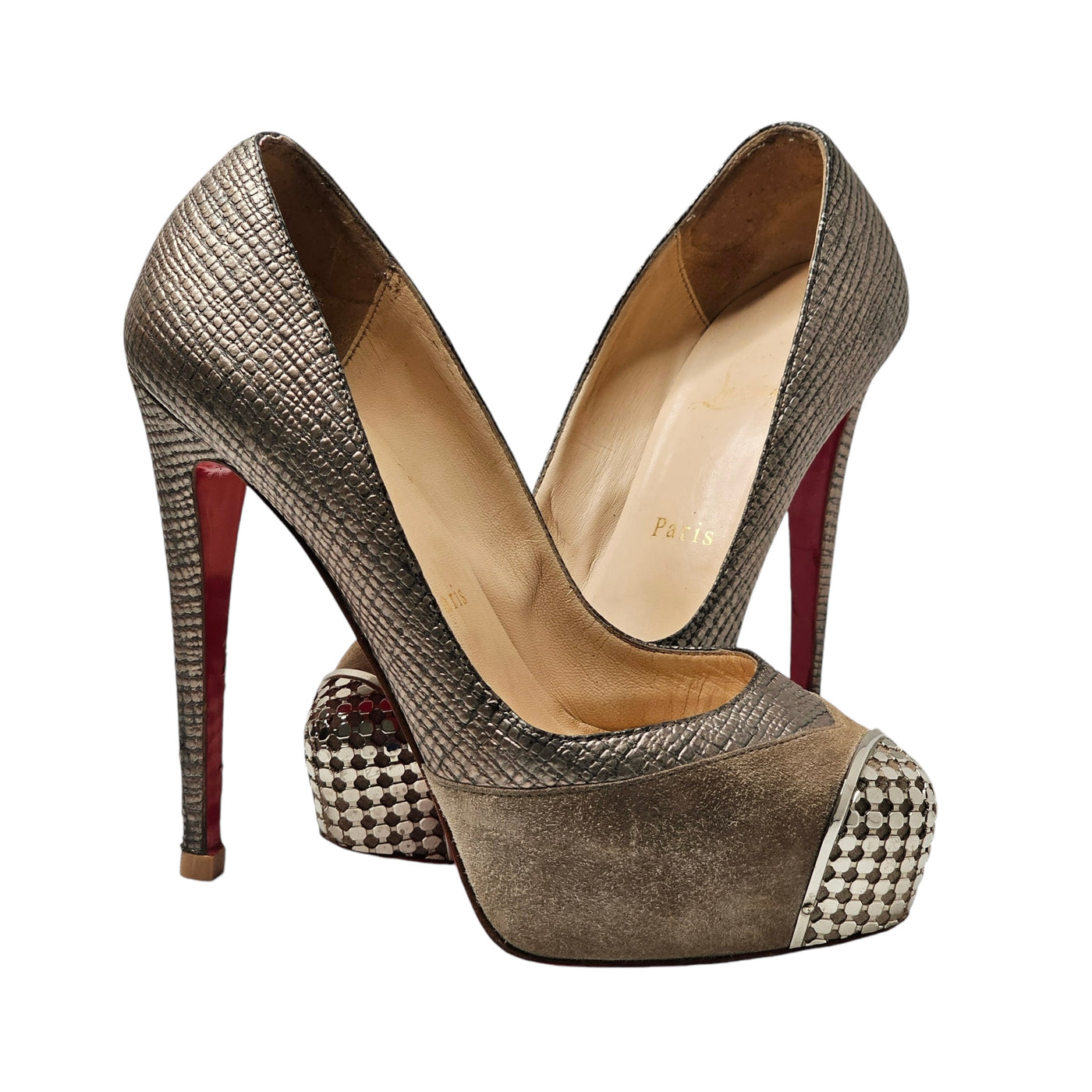 CHRISTIAN LOUBOUTIN MAGGIE HEELS EU 36/ UK 3