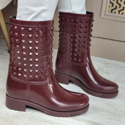 VALENTINO GARAVANI RUBBER RAIN BOOTS EU 36/ UK 3