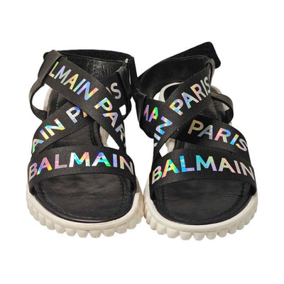 BALMAIN LOGO SANDALS EU SIZE 38/ UK 5