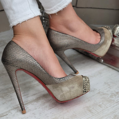 CHRISTIAN LOUBOUTIN MAGGIE HEELS EU 36/ UK 3