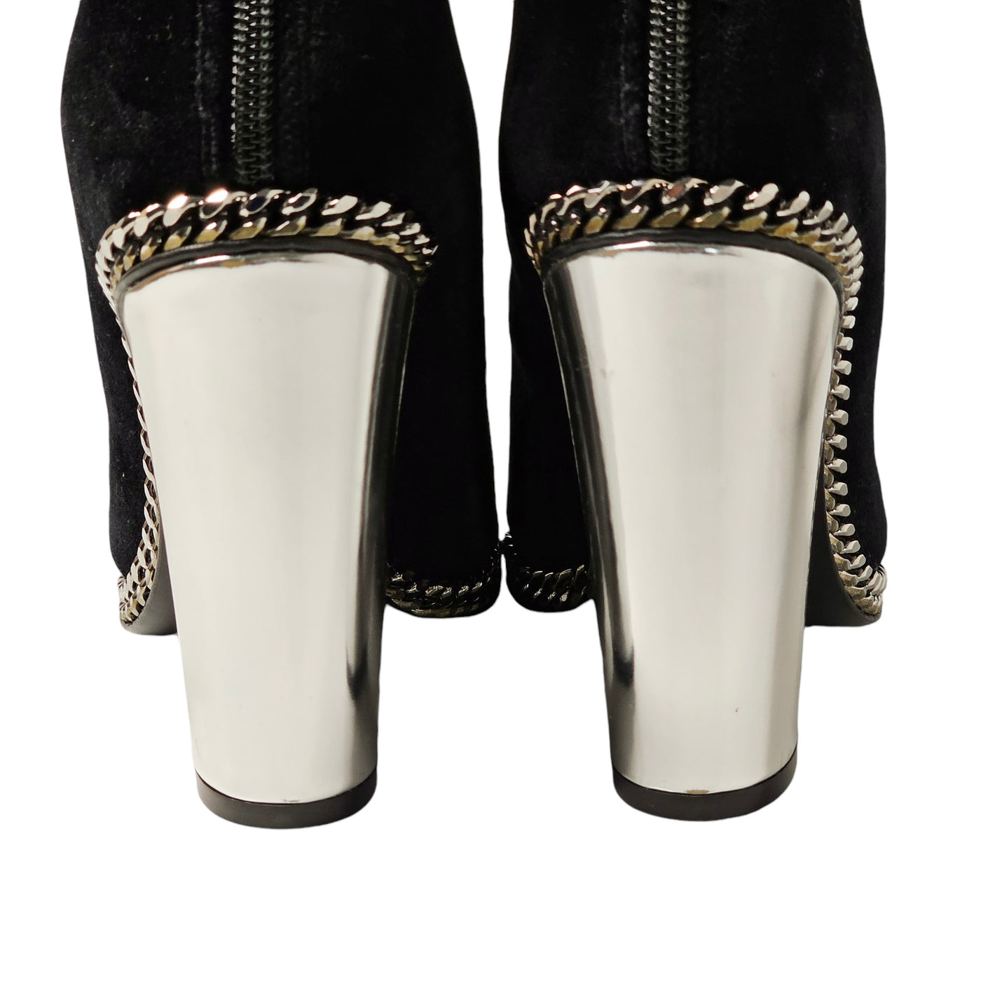 BALMAIN VELVET BOOTS EU 39/ UK 6