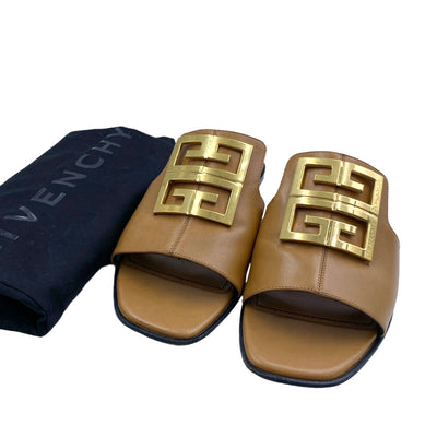 GIVENCHY 4G LEATHER SANDALS EU 37/ UK 4