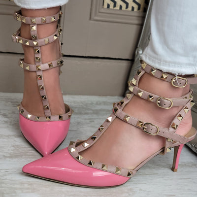 VALENTINO GARAVANI ROCKSTUD HEELS EU 39/ UK 6